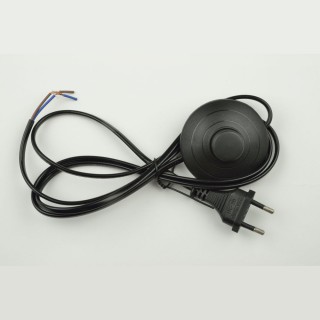 Сетевой шнур с вилкой и выкл. Uniel UCX-C20/02A-170 Black напольный