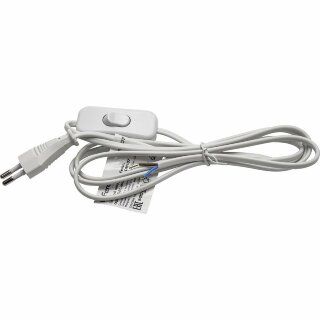Сетевой шнур DM107 230V 2м (с выключателем) белый