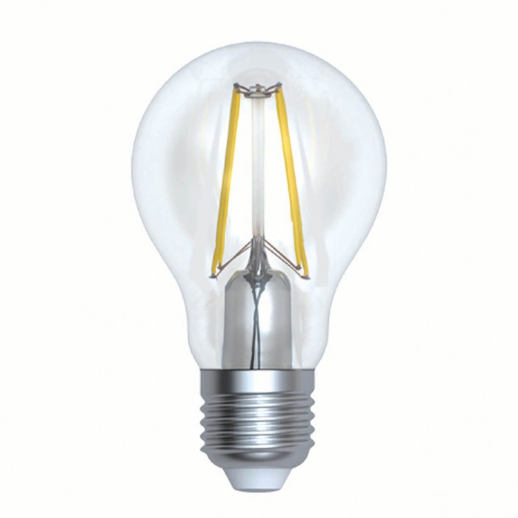Лампа светодиодная  Uniel LED-A60-15W/3000K/E27/CL  PLS02WH 3000K серия Sky  форма 