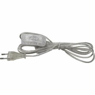 Сетевой шнур DM107 230V 2м (с выключателем) прозрачный