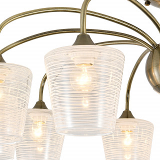 Люстра ESCADA 2129/10P E27*40W Antique Brass