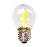 Светодиодная лампа ASD LED-Шар-deco 5Вт 230В Е27 4000К 450Лм прозрачная IN HOME (787)