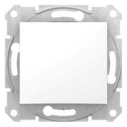 SE Sedna Выключатель 1 кл. кнопочный Белый SDN0700121