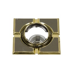 Встраиваемый Feron 098 R39-S "квадрат"титан-золо