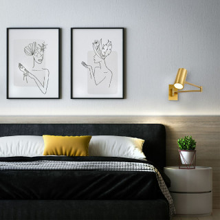 Бра ESCADA 10282/1 LED*6W Brass