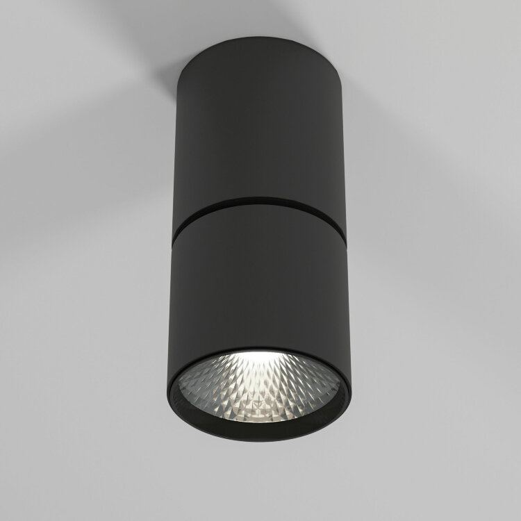 Светильник потолочный светодиодный 25042/LED 10W 4000K чёрный