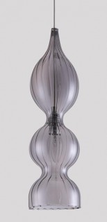Светильник подвесной Crystal Lux 2074/201 IRIS SP1 B SMOKE