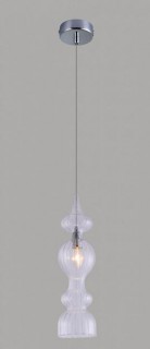 Светильник подвесной Crystal Lux 2075/201 IRIS SP1 B TRANSPARENT