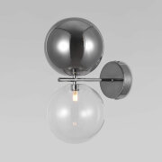 Настенный светильник с плафонами Eurosvet 50291 хром/дымчатый