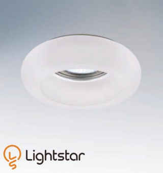 Светильник встраиваемый Lightstar 006201 TONDO OPACO MR16/HP16 ХРОМ/МАТОВЫЙ