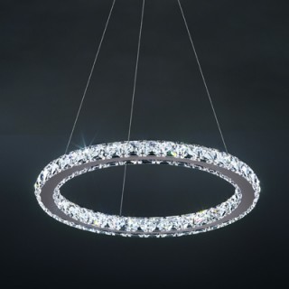 Подвес Swarovski  A 9943 NR 000 116 CIRCLE серый металик