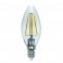 Лампа светодиодная  Uniel LED-C35-13W/3000K/E14/CL PLS02WH серия Sky форма "Свеча"