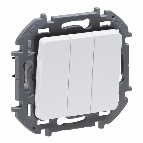 Legrand INSPIRIA Белый Выключатель 3-кл.винтовые клеммы 10АХ 673540