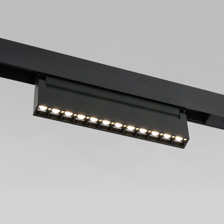 Трековый светодиодный светильник Elektrostandard Slim Magnetic HL02 12W 4200K (черный) 85010/01