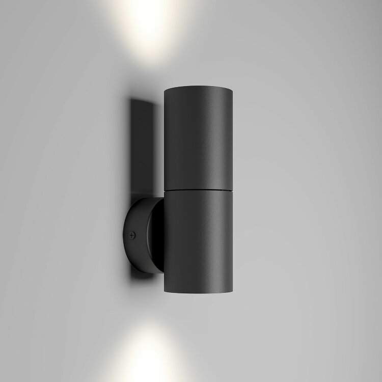 Светильник настенный светодиодный Deep черный (40126/LED)