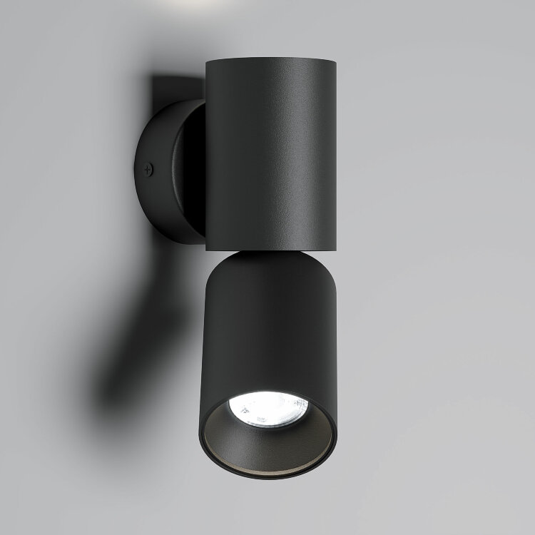 Светильник настенный светодиодный Deep черный (40126/LED)