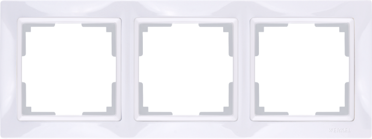 Werkel Basic Рамка 3 поста Белый W0032001 (WL03-Frame-03)