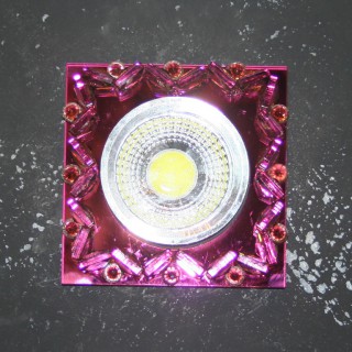 Встраиваемый светильник AURA K8008C 6500k cob5w+led подсветка