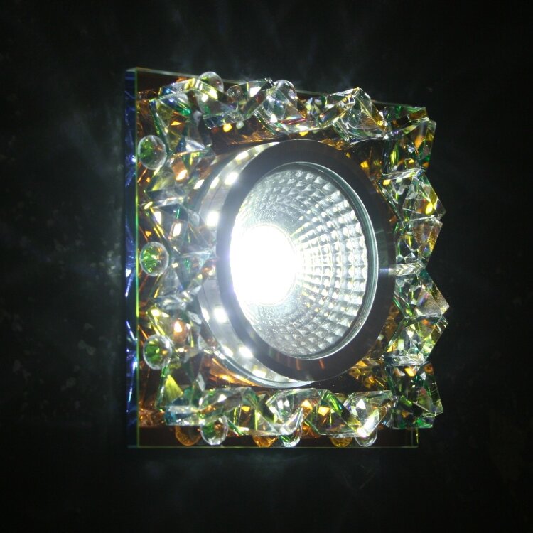 Встраиваемый светильник AURA K8008C 6500k cob5w+led подсветка
