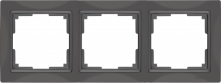 Werkel Basic Рамка 3 поста WL03-Frame-03 серо-коричневый, basic