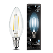 Лампа Gauss LED Filament 11W 103801211 4100K E14 свеча