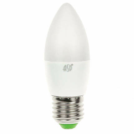Светодиодная лампа ASD LED-Свеча-Standart 7,5Вт 160-260В Е27 4000К 675Лм (585)