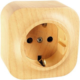 Legrand Quteo Св. дерево Розетка 1-ая с/з со шторками 782280