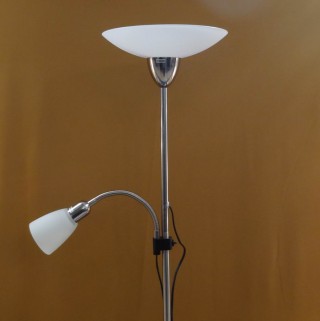 Торшер AURA  F98700/1L SN Никель