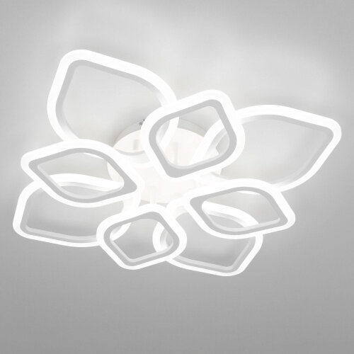 Люстра с пультом Белая Citilux Ромби CL236180R LED 