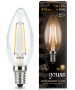 Лампа Gauss LED Filament 5W 103801105 2700K E14 свеча