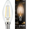 Лампа Gauss LED Filament 5W 103801105 2700K E14 свеча