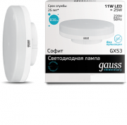 Лампа Gauss LED Elementary 11W 83831 6500K GX53