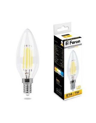 Лампа светодиодная Feron LB-66 Свеча E14 7W 230V 2700K