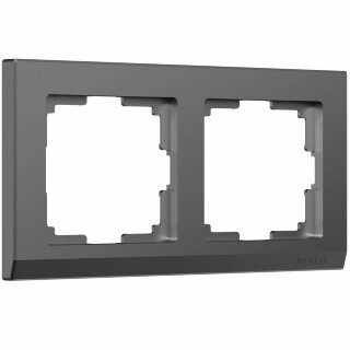 Werkel Stark Рамка 2 поста Графит матовый W0021864