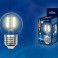 Лампа светодиодная  Uniel LED-G45-6W/NW/E27/CL 4000K серия Sky прозр. (745)