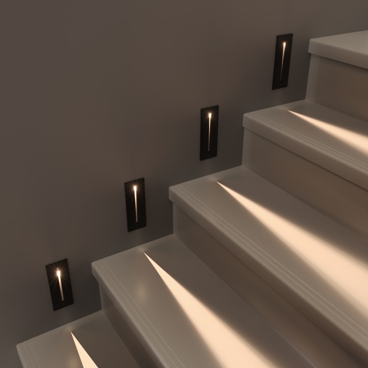 Светильник для лестниц 40108/LED черный
