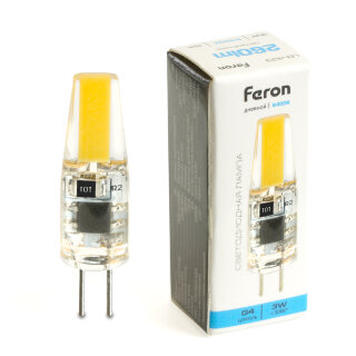 Лампа светодиодная Feron LB-423 G4 3W 230V 6400K (438)