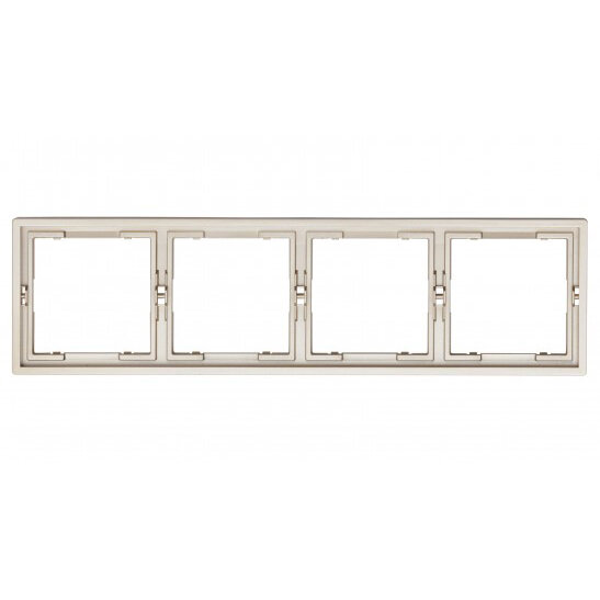 MIKAMI MI-5 Рамка 4 поста Латунь