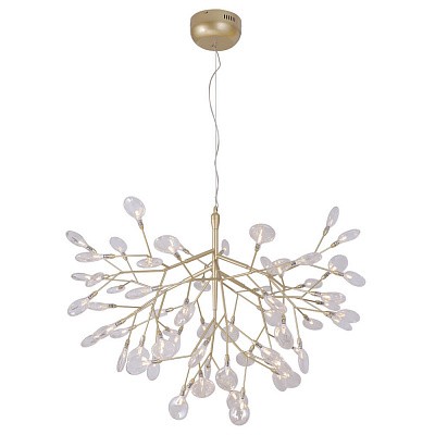 Светильник подвесной Crystal Lux 1692/263 EVITA SP63 GOLD/TRANSPARENT