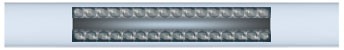Светильник HALLA BS-LED-2G13-860 серебро