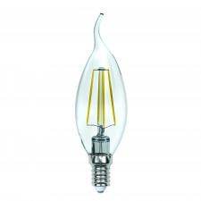 Лампа светодиодная  Uniel LED-CW35-13W/4000K/E14/CL PLS02WH серия Sky форма "Свеча на ветру" (424)