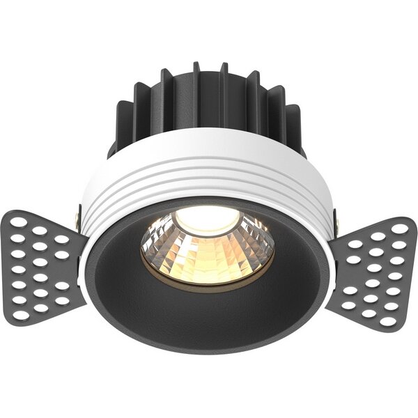 Встраиваемый светильник Maytoni Round DL058-12W3K-TRS-B