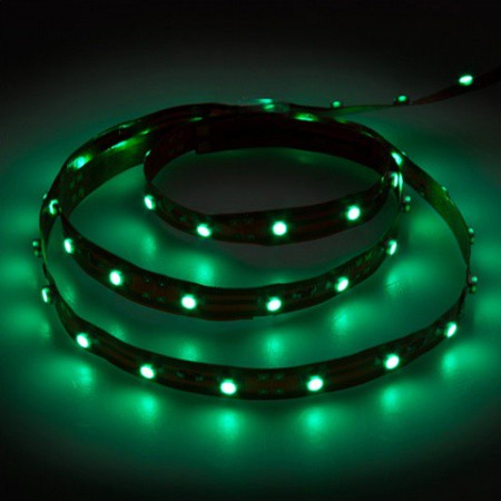 Светодиодная лента LS603/LED-RL 60SMD(3528)/m 4.8W/m зеленый  5000*8*0.22