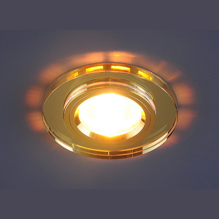Светильник встраиваемый Elektrostandard 8060/6 MR16 SL/GD зеркальный/золото