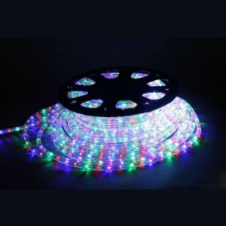 Дюралайт круглый 13-3W-50M-220V-LED-U MIX разноцветный (50м)