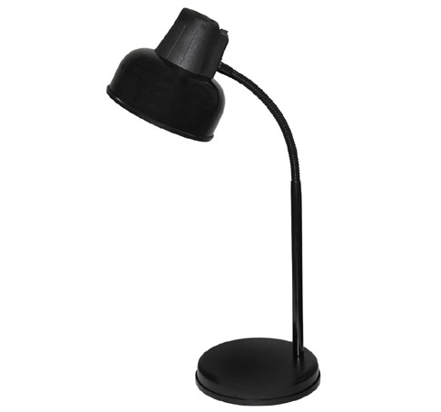 Настольная лампа Бета Ш (на подставке,гибкая стойка 450мм, Е27 60Вт 220В черный)