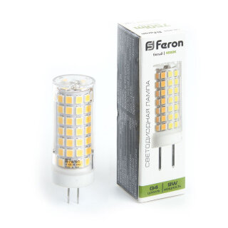 Лампа светодиодная Feron LB-434 G4 9W 175-265V 4000K (918)