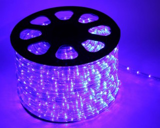 Дюралайт круглый 13-3W-50M-220V-LED-U PP фиолетовый (50м)