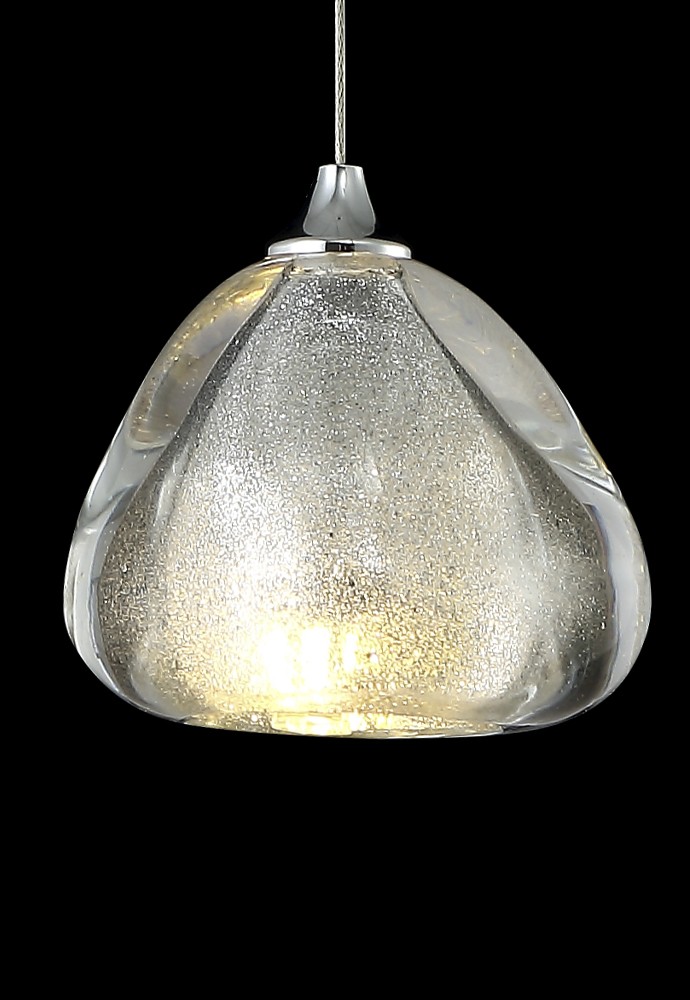 Светильник подвесной Crystal Lux VERANO SP1 SILVER 3711/201
