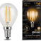 Лампа Gauss LED Filament 11W 105801111 2700K E14 шар